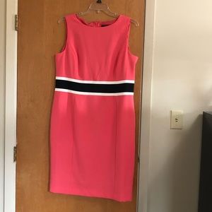 Black Label by Evan Picone Salmon Dress